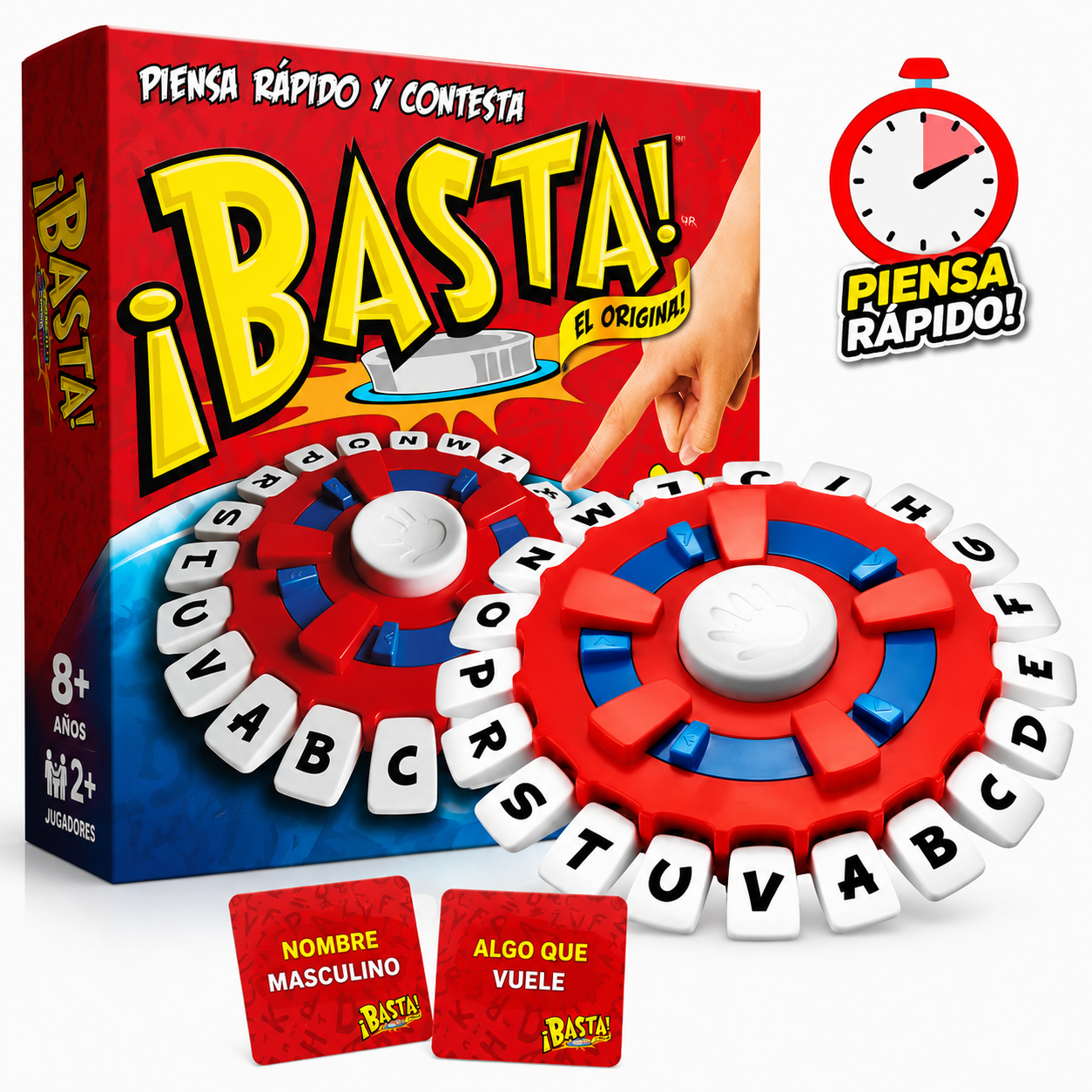 Juego de Mesa ¡Basta! – Piensa Rápido y Contesta