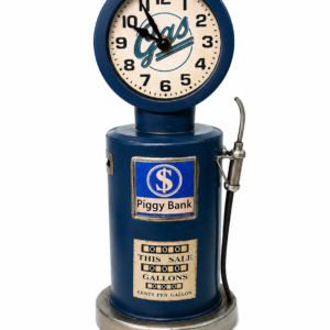 Reloj Decorativo Vintage Gasolinera con Alcancía – Route 66