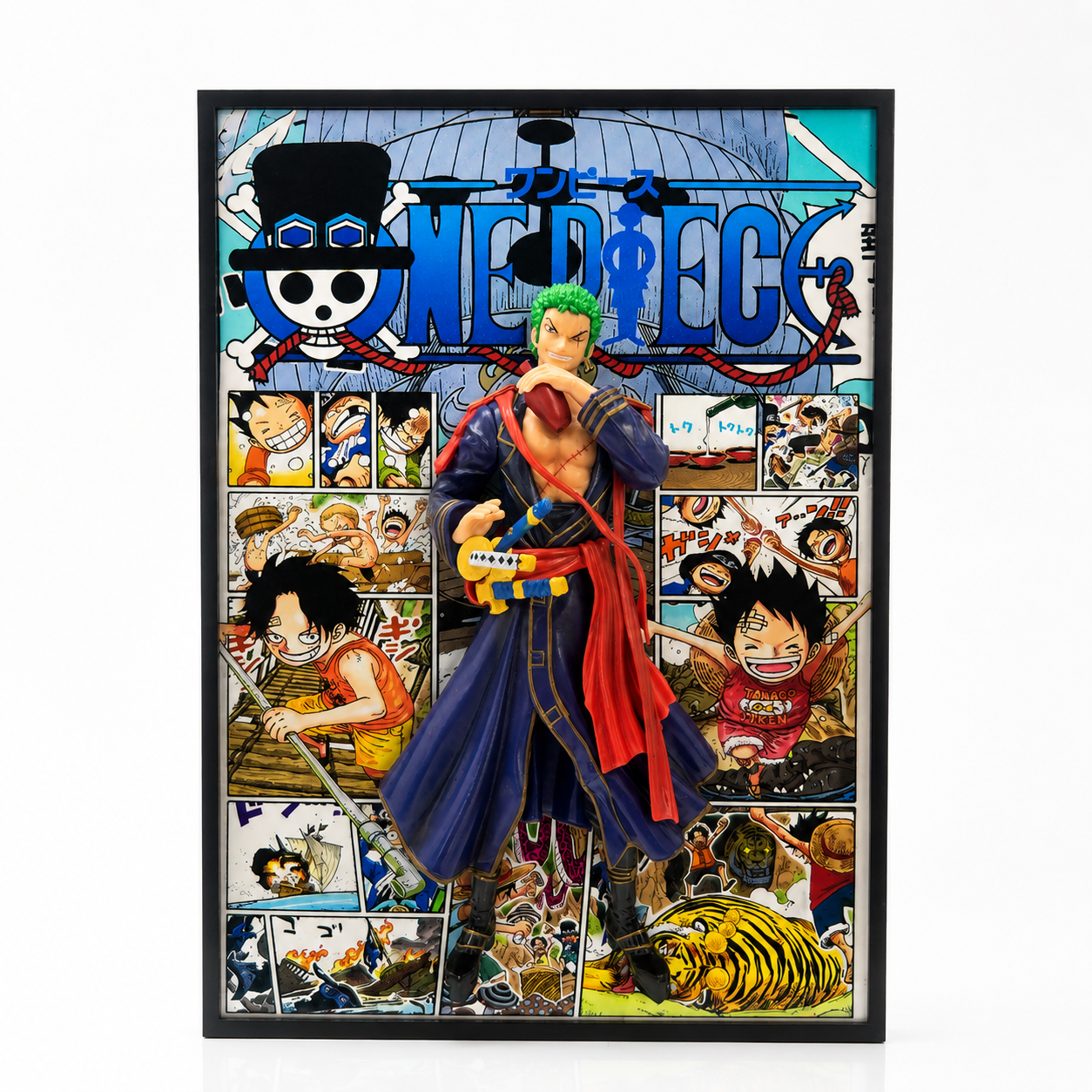 Cuadro Decorativo 3D One Piece – Figura en Relieve